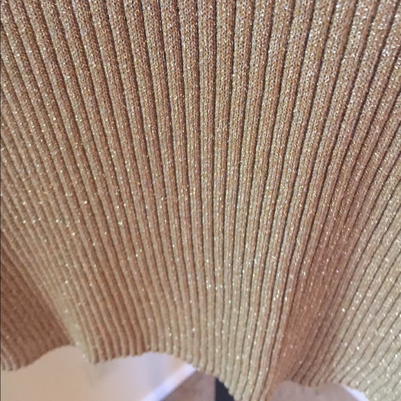 Joseph Abboud, Gold Metallic Sleeveless Sweater - Picture 7 of 9